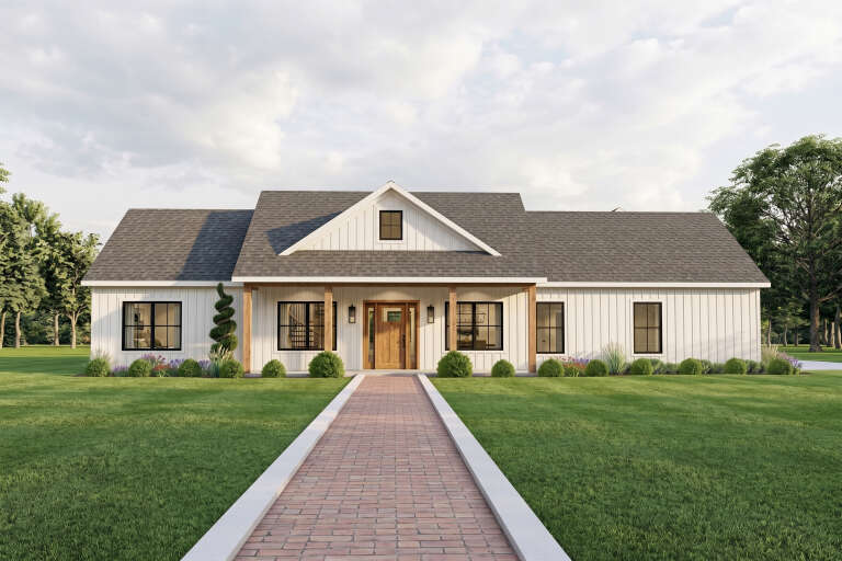 House Plan House Plan #25518 Front Elevation 