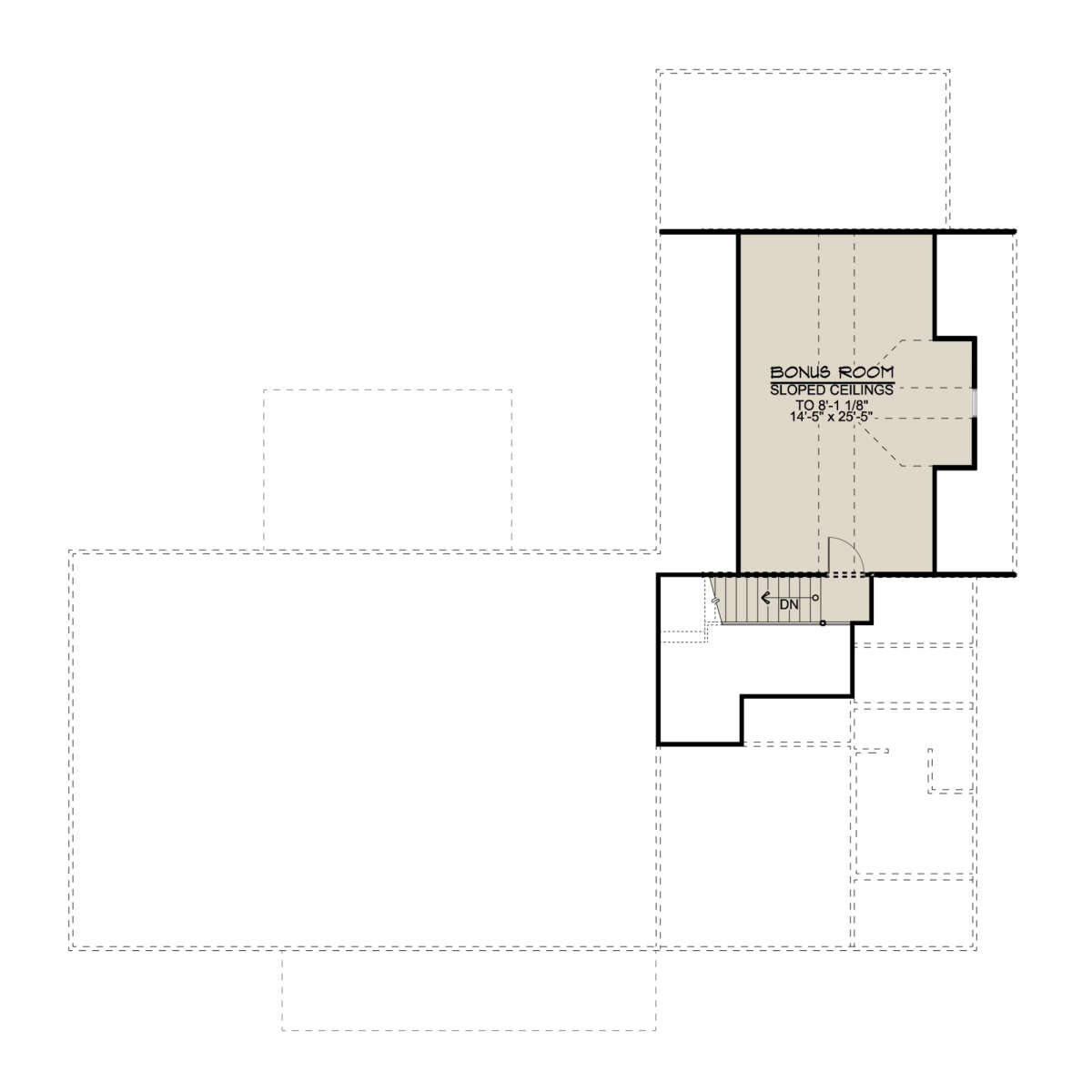 Bonus Room for House Plan #5032-00095