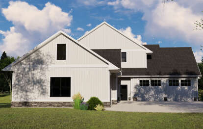 Modern Farmhouse House Plan #5032-00096 Elevation Photo