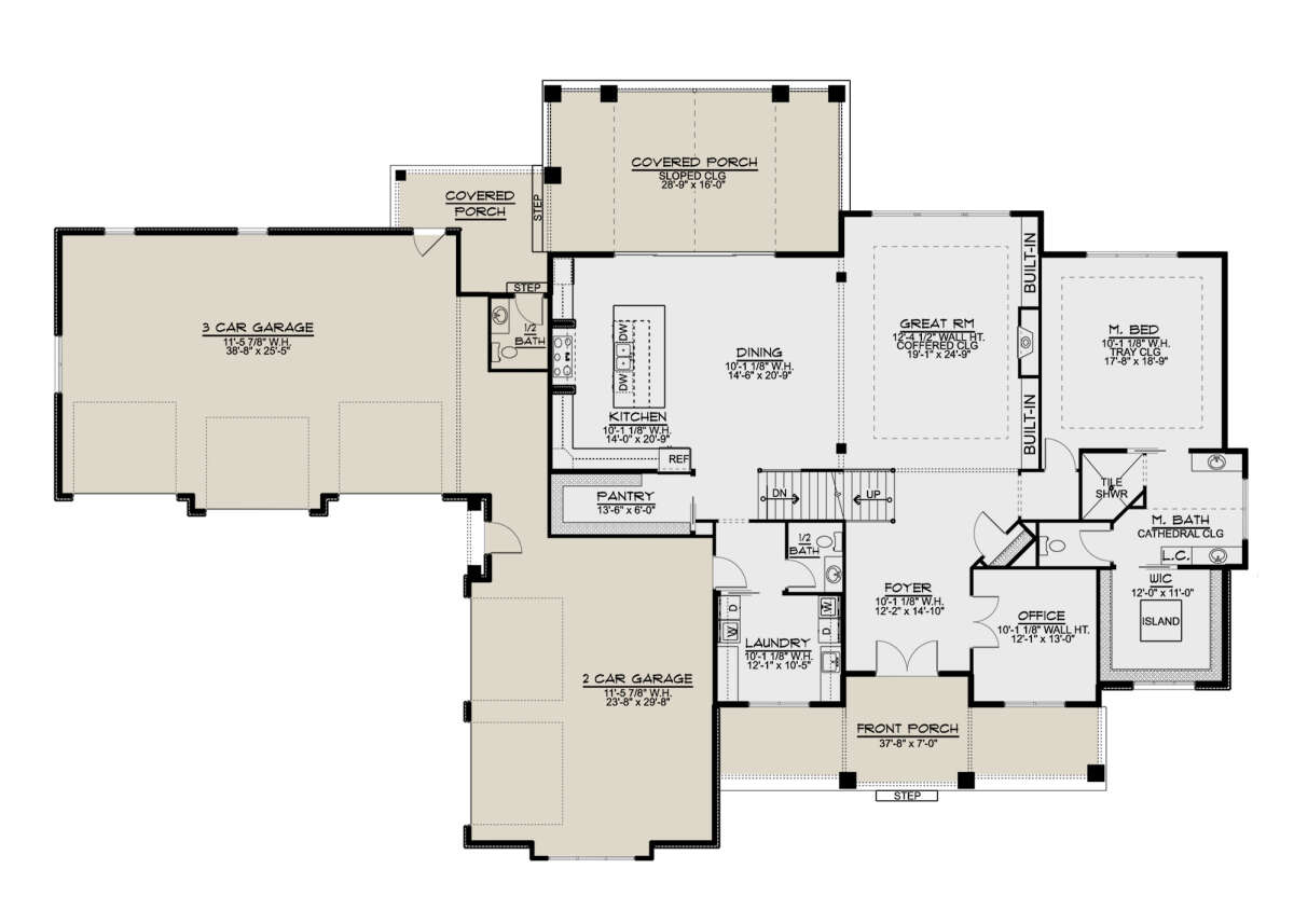 Main Floor for House Plan #5032-00096