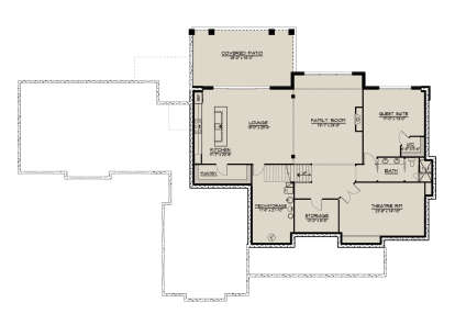 Basement for House Plan #5032-00096