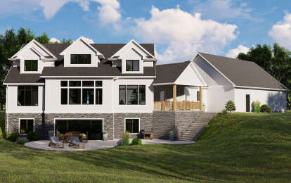 Modern Farmhouse House Plan #5032-00097 Elevation Photo