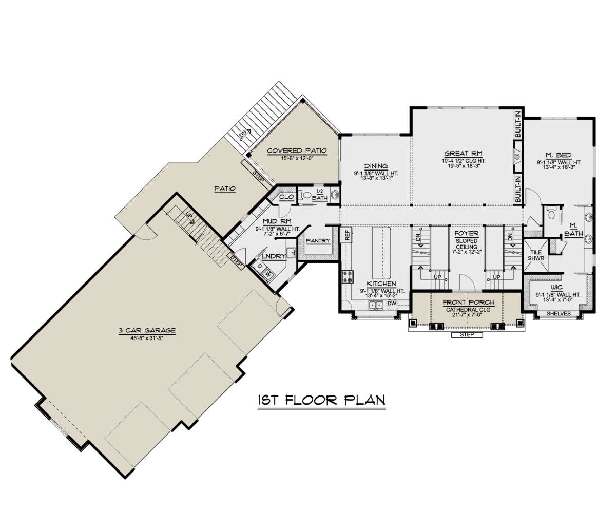 Main Floor for House Plan #5032-00097