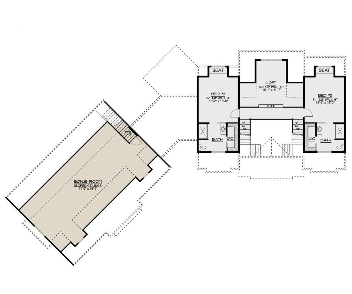 Second Floor for House Plan #5032-00097