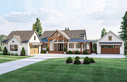 House Plan House Plan #25522 Front Elevation 