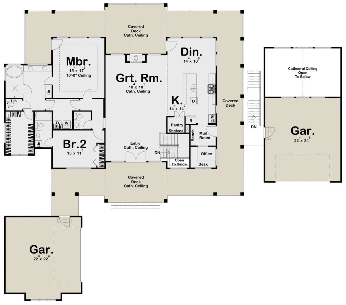 Main Floor for House Plan #963-00549