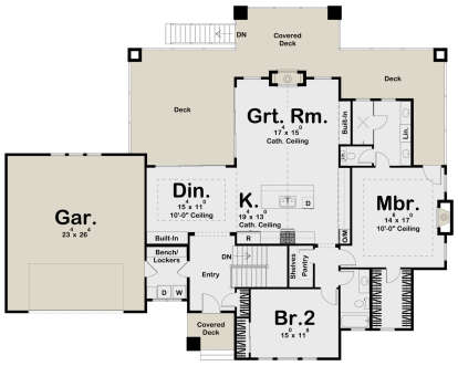House Plan House Plan #25523 Drawing 1