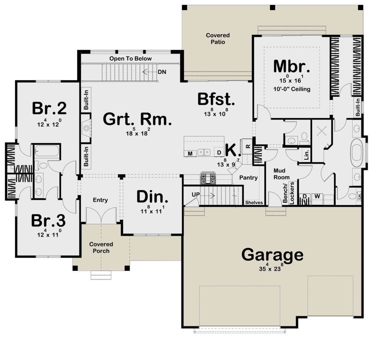 Main Floor for House Plan #963-00551