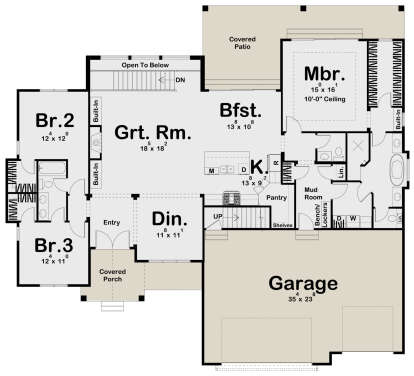 Main Floor for House Plan #963-00551