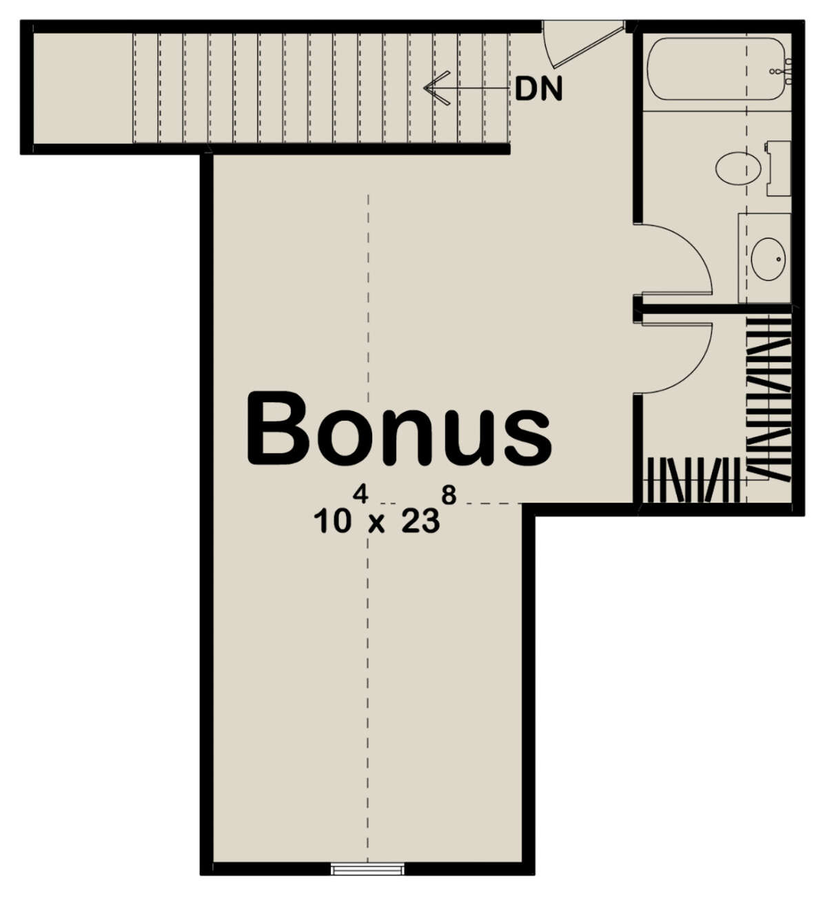Bonus Room for House Plan #963-00551