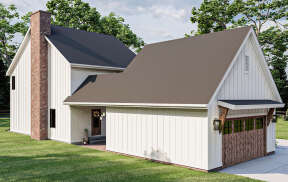 Modern Farmhouse House Plan #963-00552 Elevation Photo
