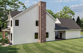Modern Farmhouse House Plan #963-00552 Elevation Photo