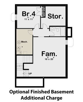 Basement for House Plan #963-00552