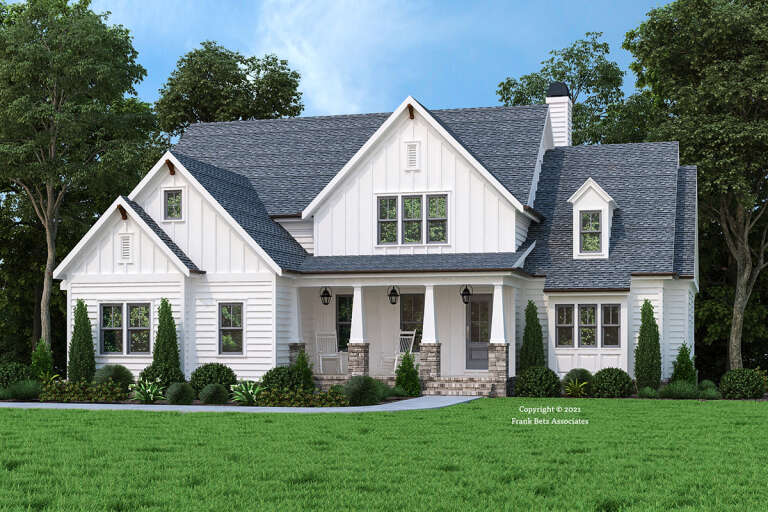 House Plan House Plan #25526 Front Elevation 