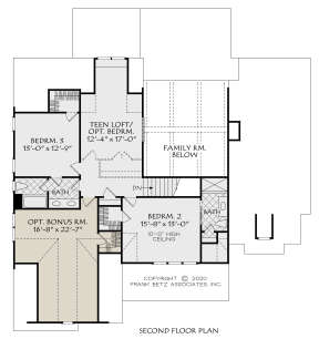 Second Floor for House Plan #8594-00450
