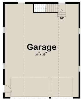 Garage Floor for House Plan #963-00553