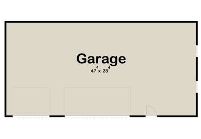 Garage Floor for House Plan #963-00555