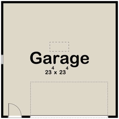 Garage Floor for House Plan #963-00556