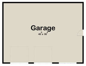 Garage Floor for House Plan #963-00558