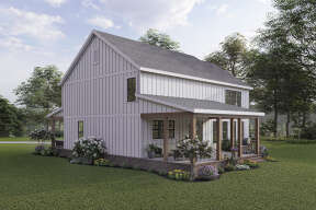 Modern Farmhouse House Plan #009-00304 Elevation Photo