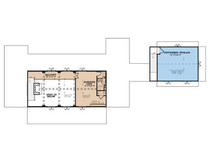 Second Floor for House Plan #8318-00204