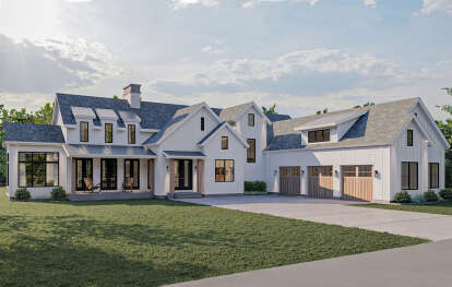 Modern Farmhouse House Plan #963-00560 Elevation Photo