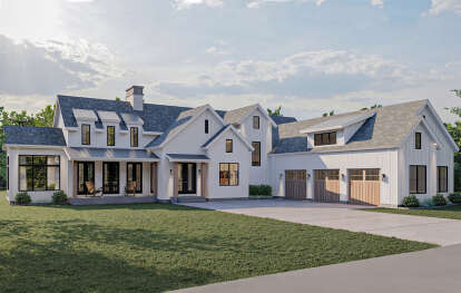 4 Bed, 3 Bath, 3908 Square Foot House Plan - #963-00560