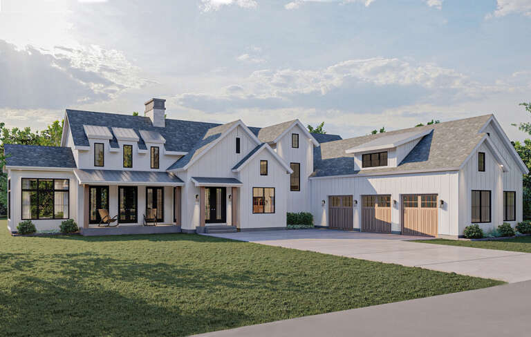 Modern Farmhouse House Plan #963-00560 Elevation Photo