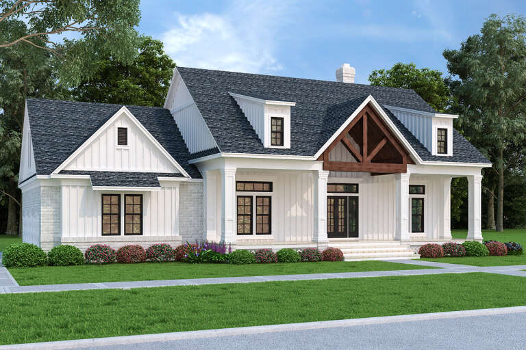 House Plan House Plan #25538 Front Elevation 