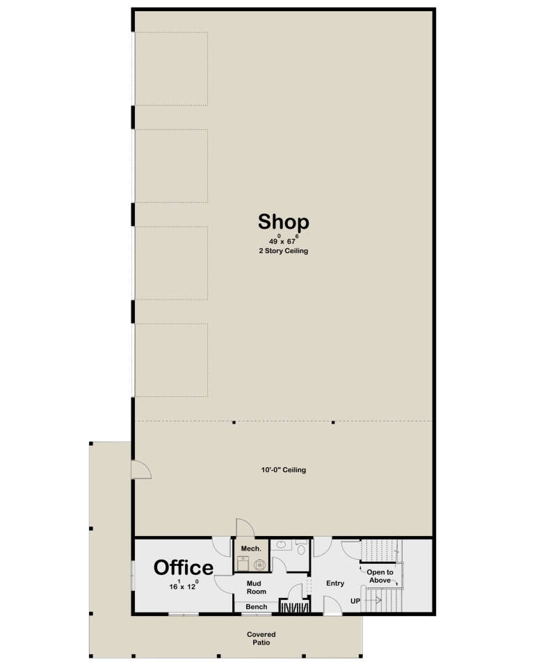 House Plan House Plan #25539 Drawing 1