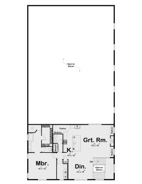 Second Floor for House Plan #963-00561