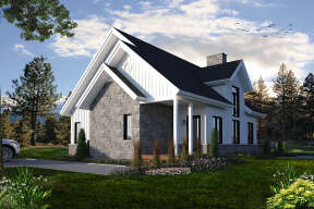 Modern Farmhouse House Plan #034-01289 Elevation Photo