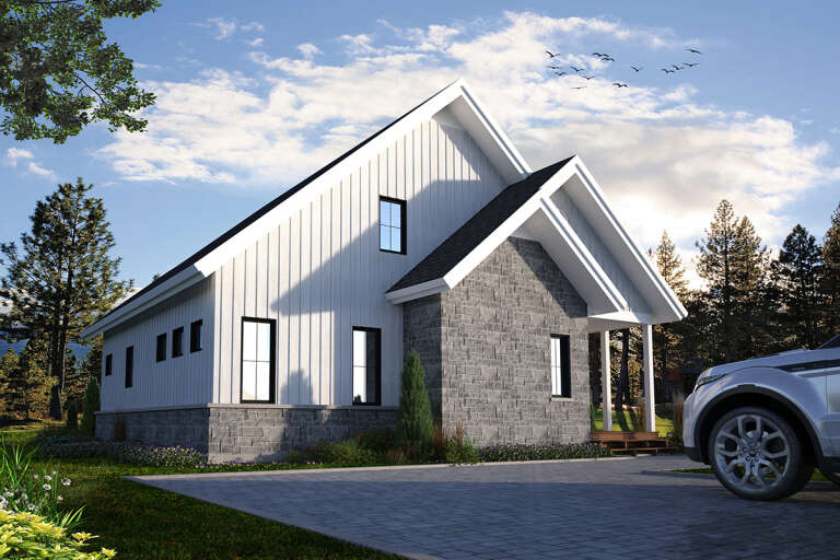 Modern Farmhouse House Plan #034-01289 Elevation Photo