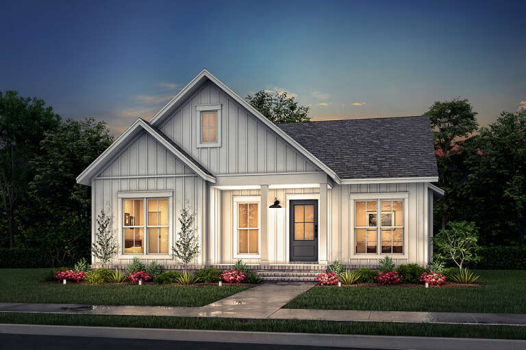 Modern Farmhouse House Plan #041-00249 Elevation Photo