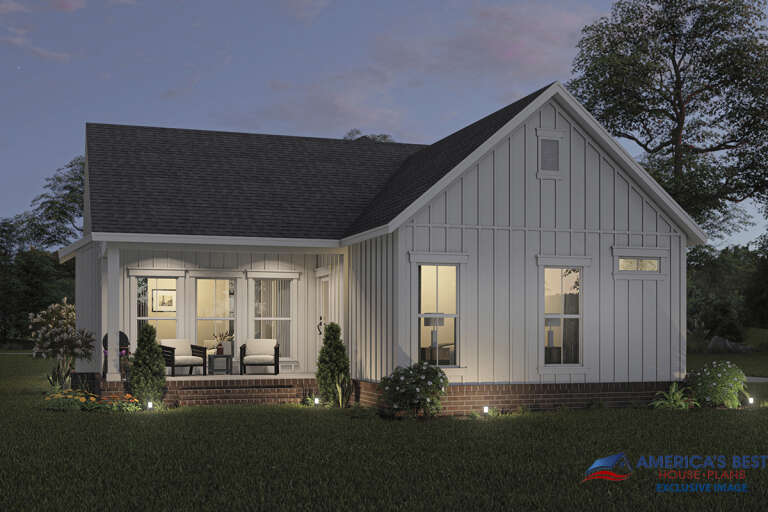 Modern Farmhouse House Plan #041-00249 Elevation Photo