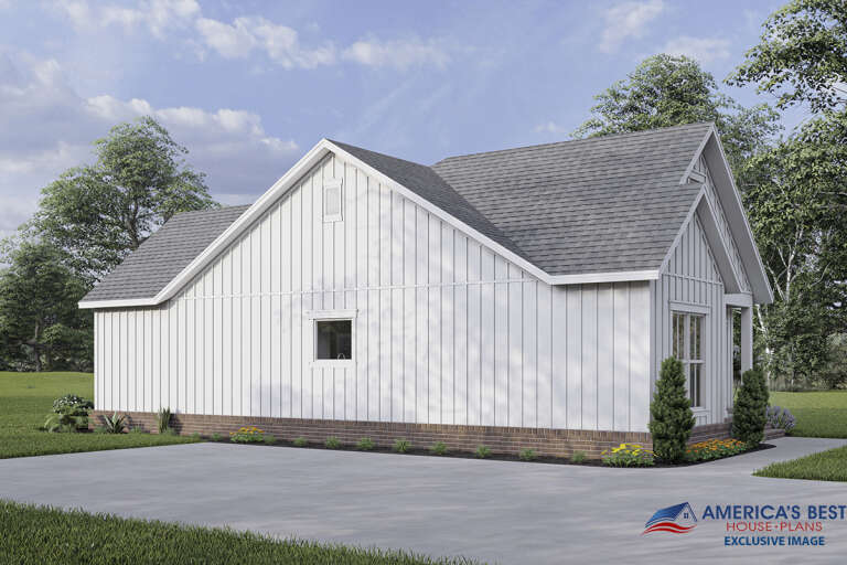 Modern Farmhouse House Plan #041-00249 Elevation Photo