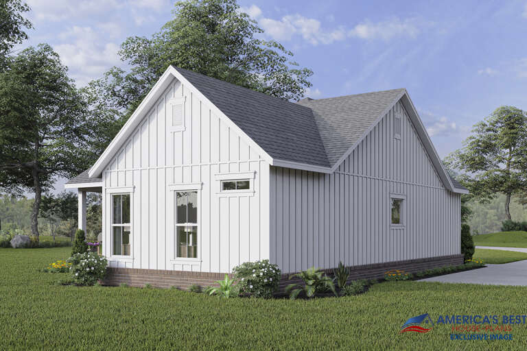 Modern Farmhouse House Plan #041-00249 Elevation Photo