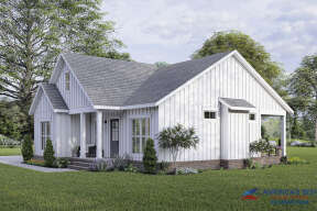 Modern Farmhouse House Plan #041-00249 Elevation Photo