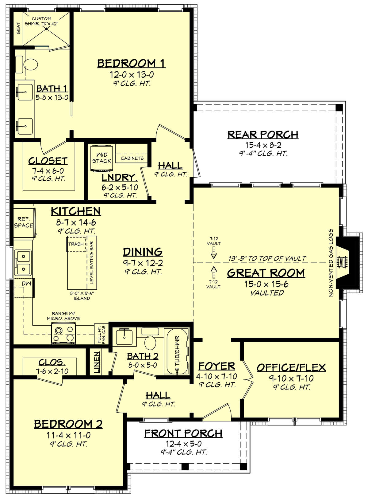 Main Floor for House Plan #041-00249