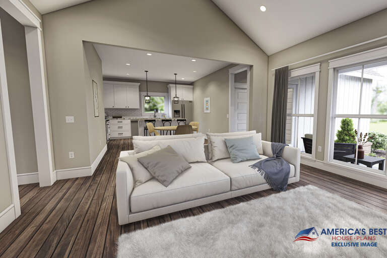 Modern Farmhouse House Plan #041-00249 Additional Photo
