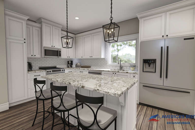 Modern Farmhouse House Plan #041-00249 Additional Photo