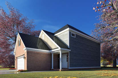 Traditional House Plan #8318-00205 Elevation Photo