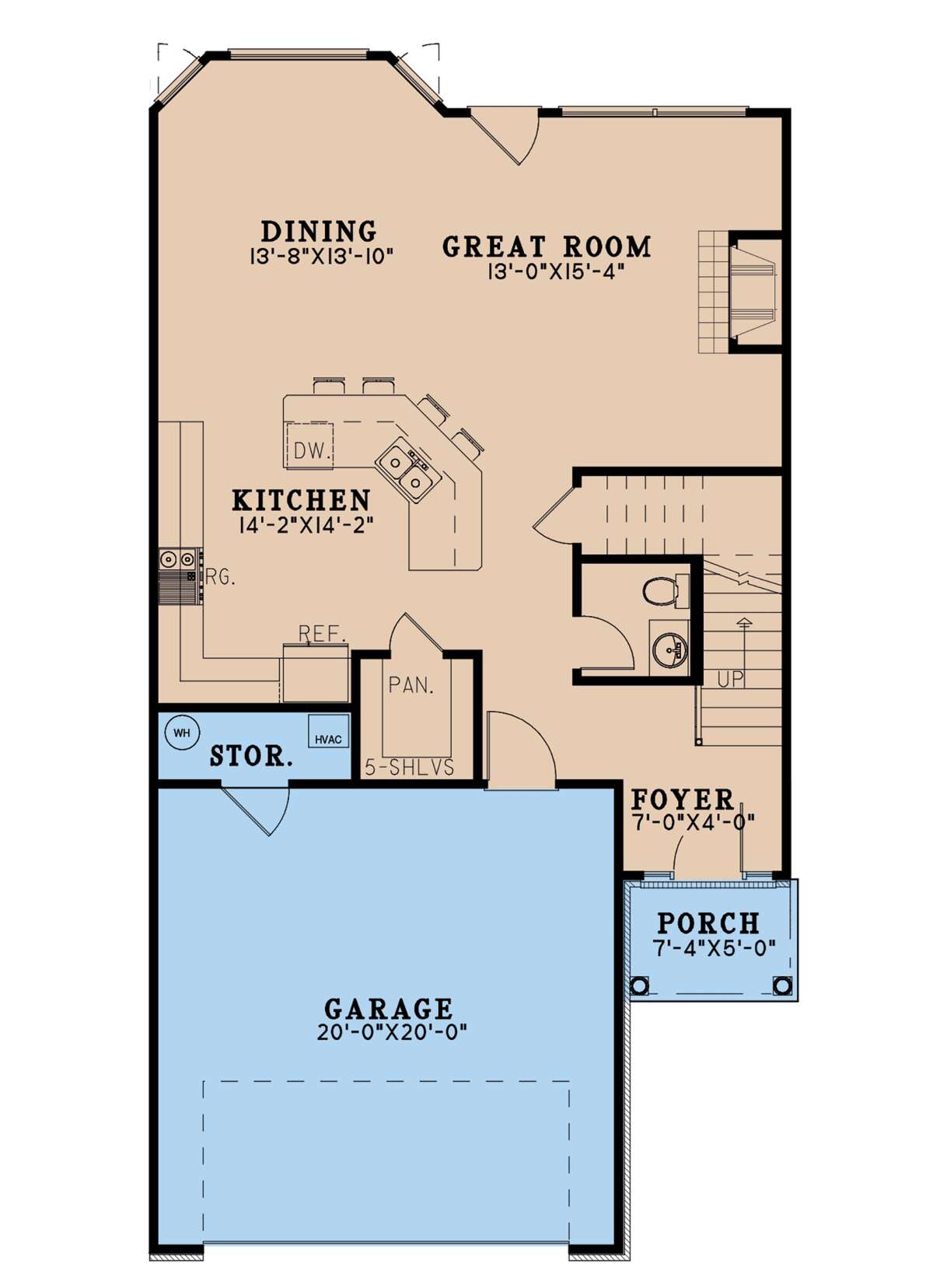 Main Floor for House Plan #8318-00205