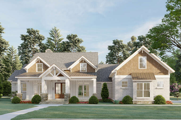 House Plan House Plan #25545 Front Elevation 
