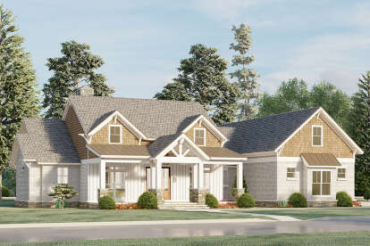 Modern Farmhouse House Plan #8318-00206 Elevation Photo