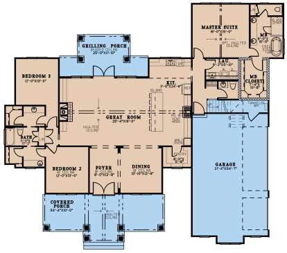 Main Floor for House Plan #8318-00206