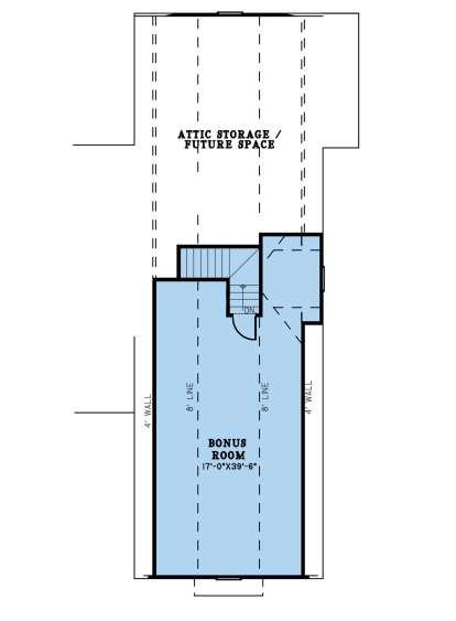 Bonus Room for House Plan #8318-00206