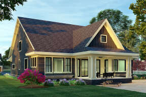 Modern Farmhouse House Plan #098-00340 Elevation Photo