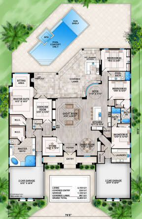 Main Floor for House Plan #5565-00025