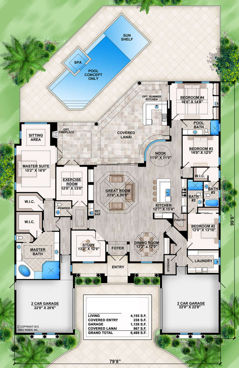 House Plan House Plan #25548 Drawing 1
